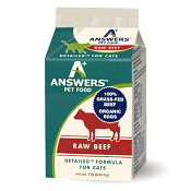 Answers Frozen Raw Cat Food: Detailed Beef